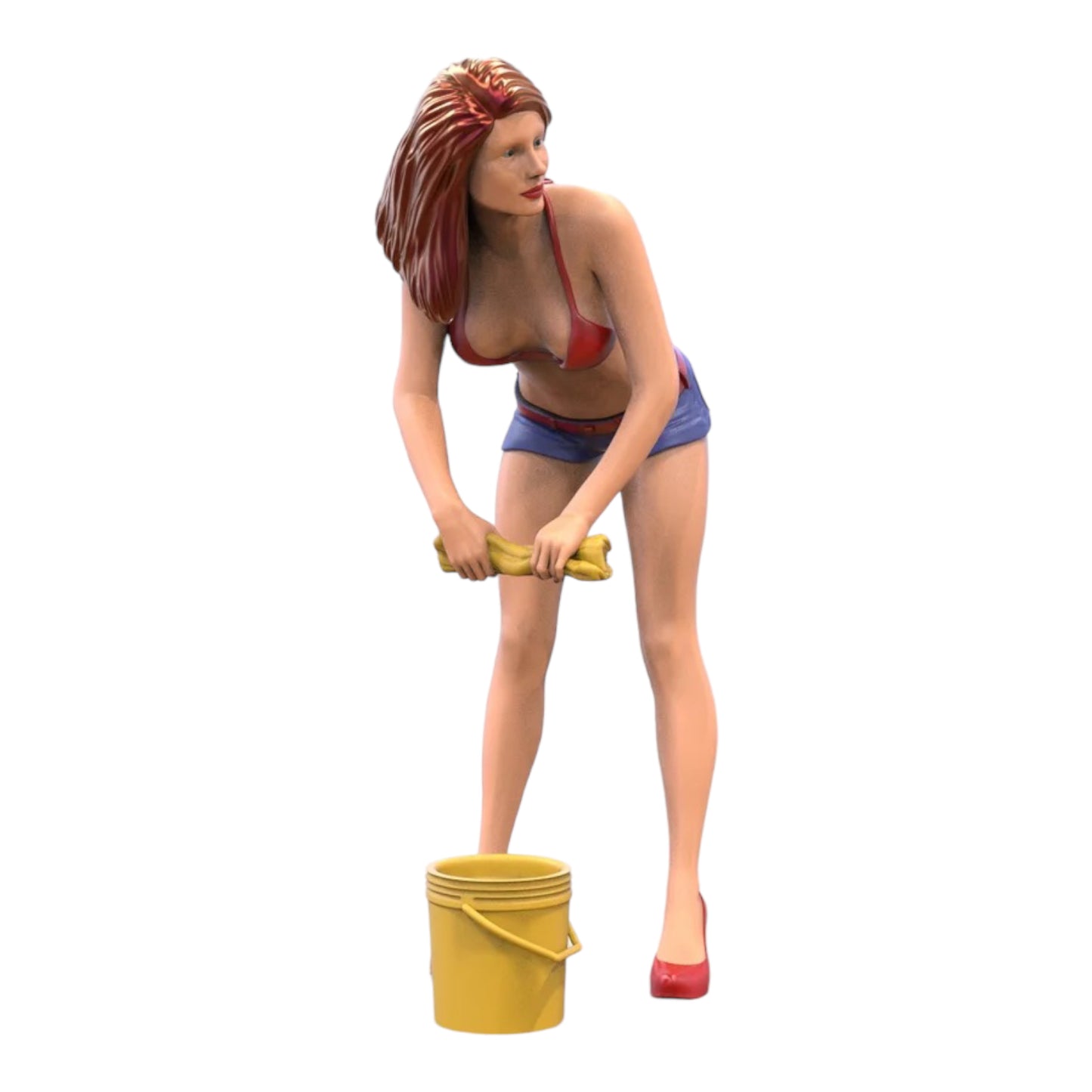 Productfoto Diorama en Modelbouw Miniatuurfiguur: Carwash Girl 1