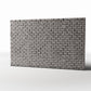Productfoto diorama en modelbouw 0: Dioramagebouw: hoge onbeschadigde bakstenen muur (Ref. 1200D)