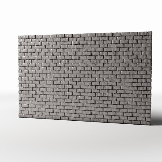 Productfoto diorama en modelbouw 0: Dioramagebouw: hoge onbeschadigde bakstenen muur (Ref. 1200D)