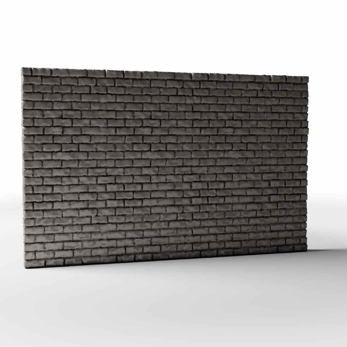 Productfoto diorama en modelbouw 3: Dioramagebouw: hoge onbeschadigde bakstenen muur (Ref. 1200D)