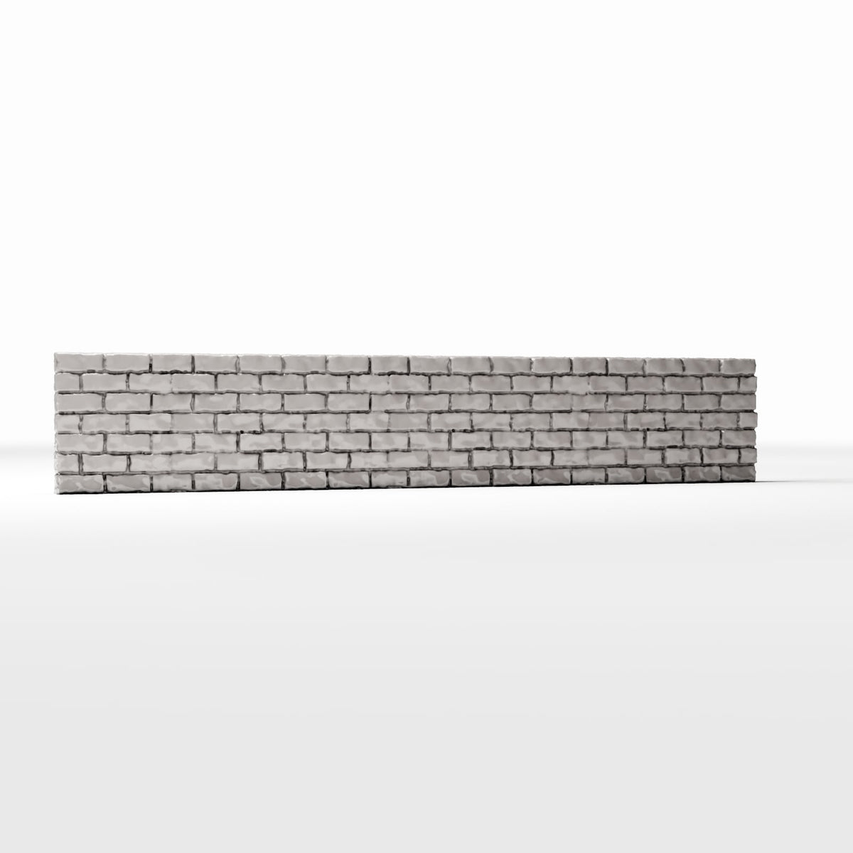 Productfoto diorama en modelbouw 3: Dioramagebouw: lage bakstenen muur (Ref. 1203D)