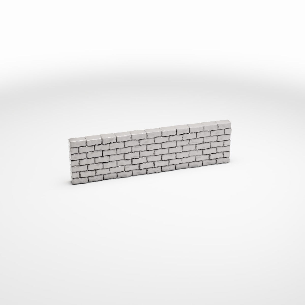 Productfoto diorama en modelbouw 3: Dioramagebouw: onbeschadigde bakstenen muur (Ref. 1204D)