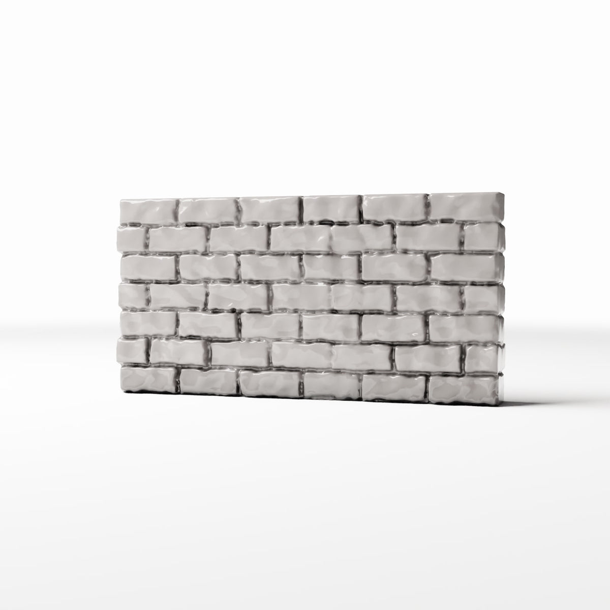 Productfoto diorama en modelbouw 0: Gebouw voor diorama: lage, smalle bakstenen muur (Ref. 1205D)