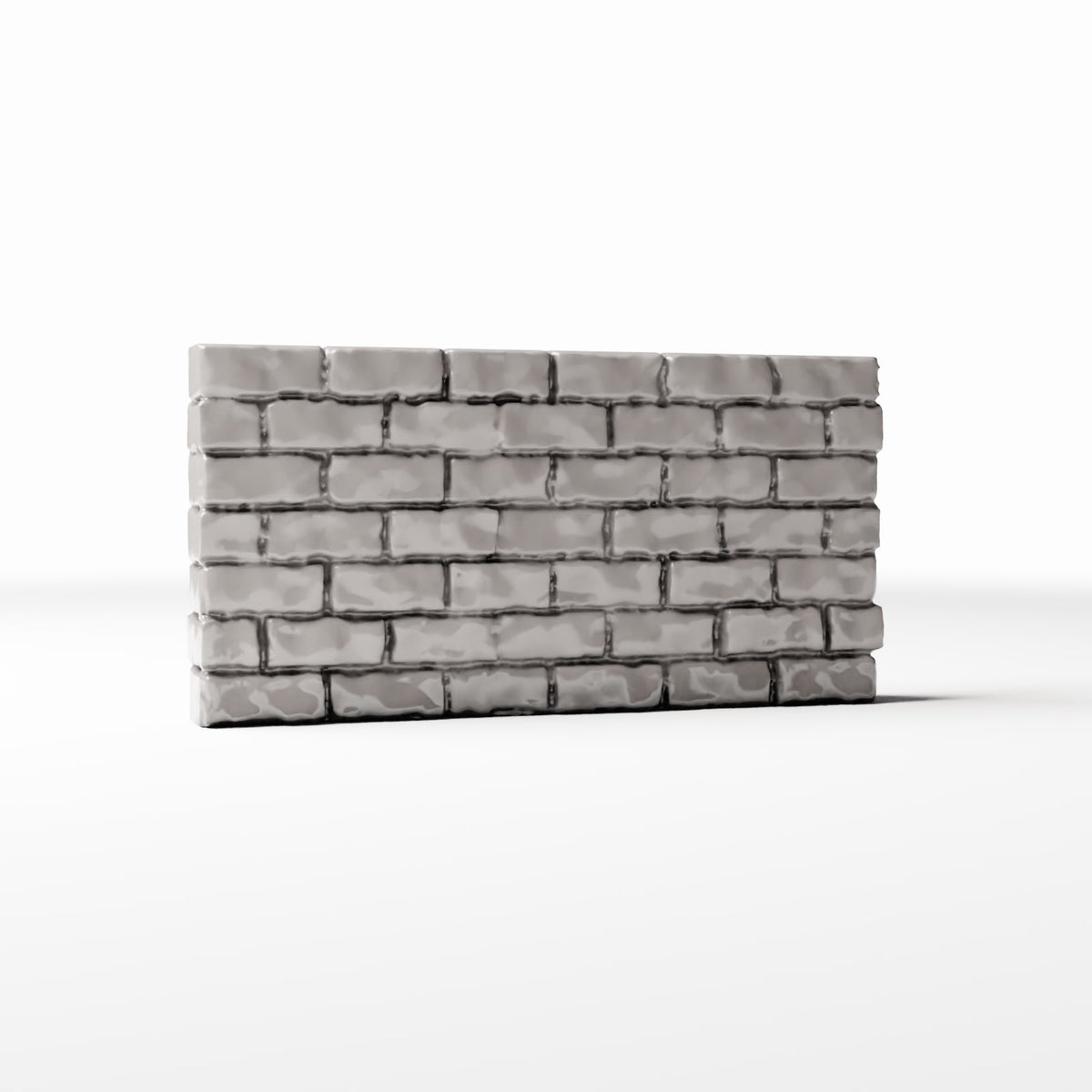 Productfoto diorama en modelbouw 3: Gebouw voor diorama: lage, smalle bakstenen muur (Ref. 1205D)