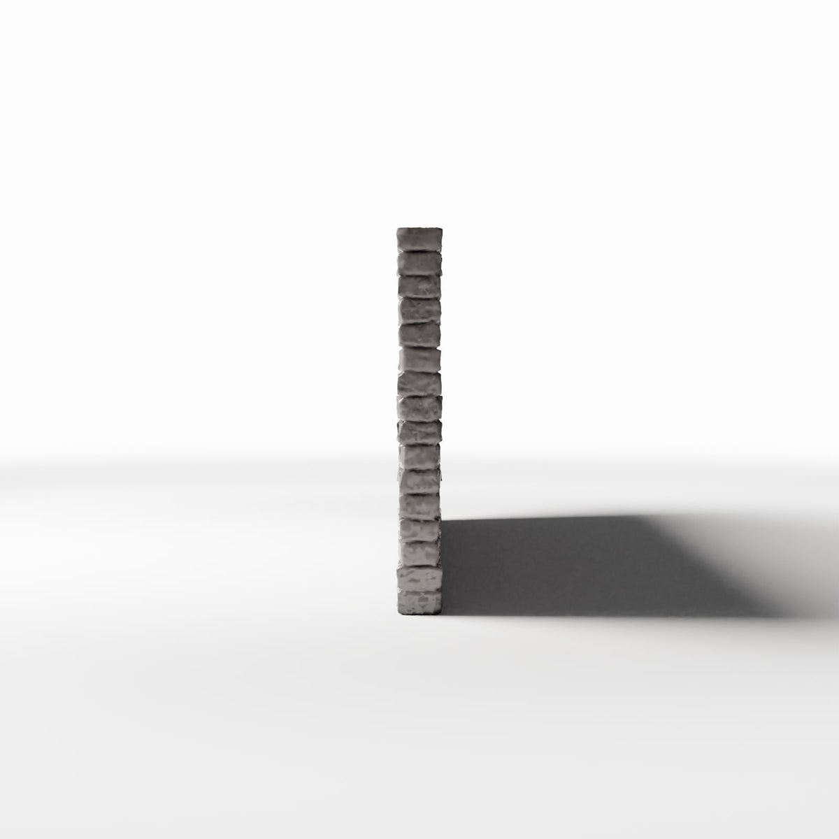 Productfoto diorama en modelbouw 2: Dioramagebouw: intacte bakstenen muur (Ref. 1207D)