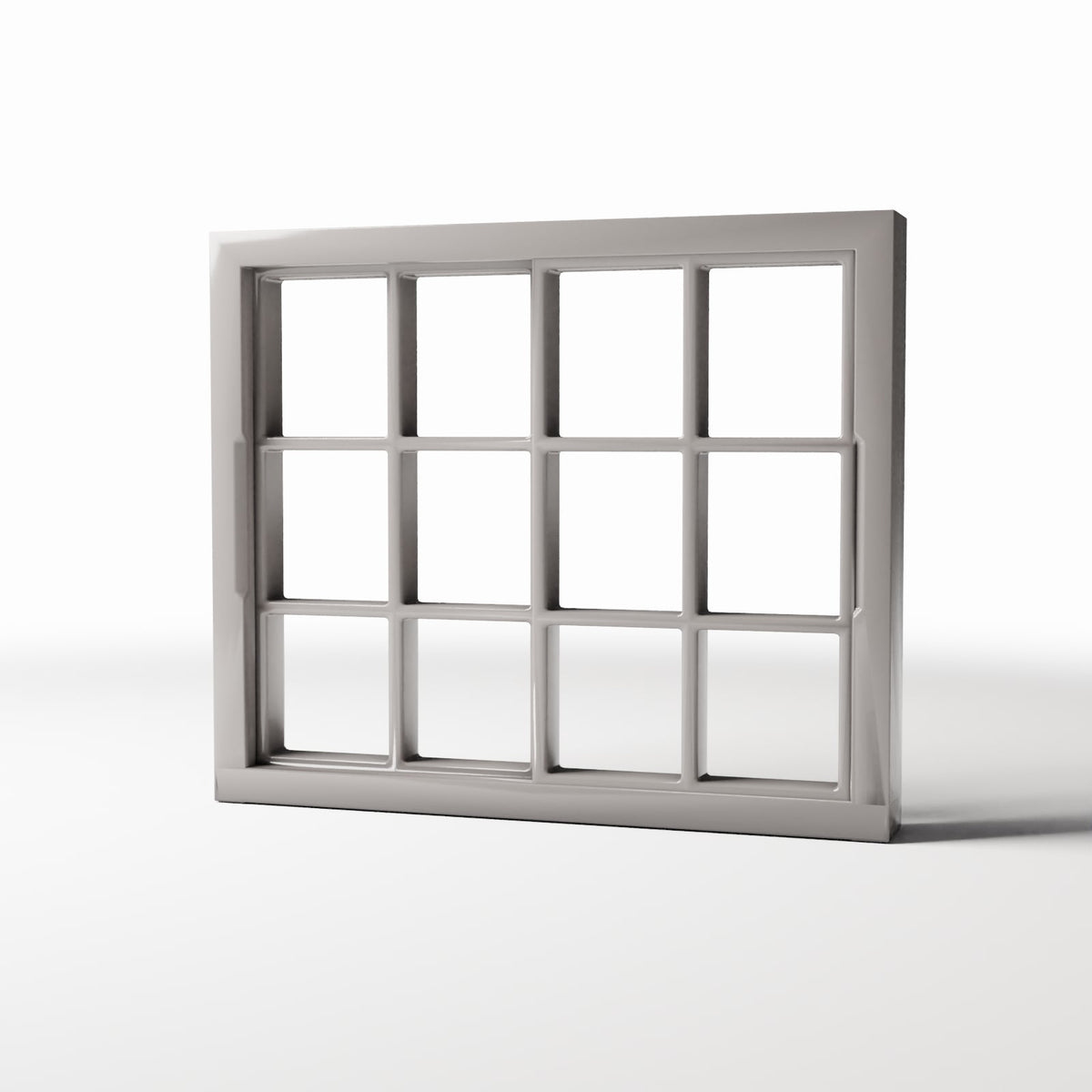 Productfoto diorama en modelbouw 0: Dioramagebouwen: standaardraam met 12 ruiten (Ref. 1216D)