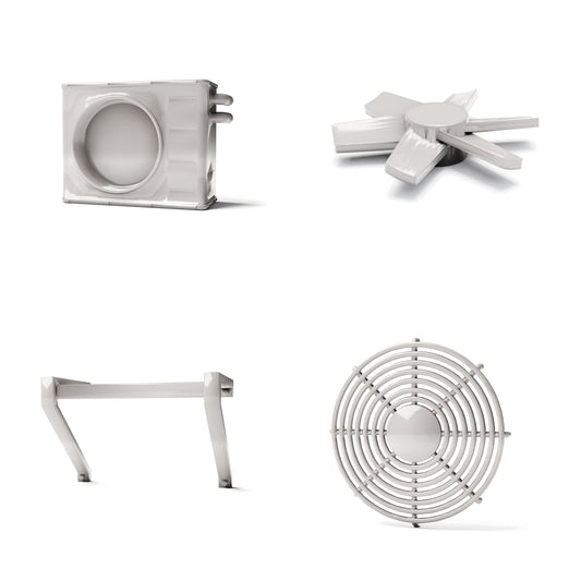 Diorama-modelbouw productfoto 0: Dioramainfrastructuur: airconditioning type B als assemblage (Ref. 1226D)