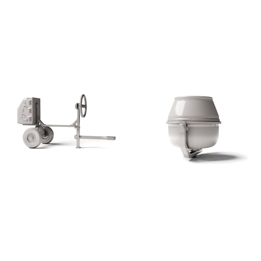 Diorama-modelbouw productfoto 0: diorama-infrastructuur: betonmixer als bouwpakket (ref. 1227D)