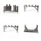 Diorama-modelbouw productfoto 0: Diorama-infrastructuur: betonnen mast met vermogenstransformator als bouwpakket (Ref. 1231D)