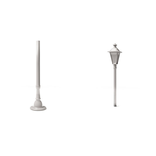 Dioramamodelbouw productfoto 0: dioramainfrastructuur: antieke straatlantaarnpaal type D als bouwgroep (Ref. 1244D)