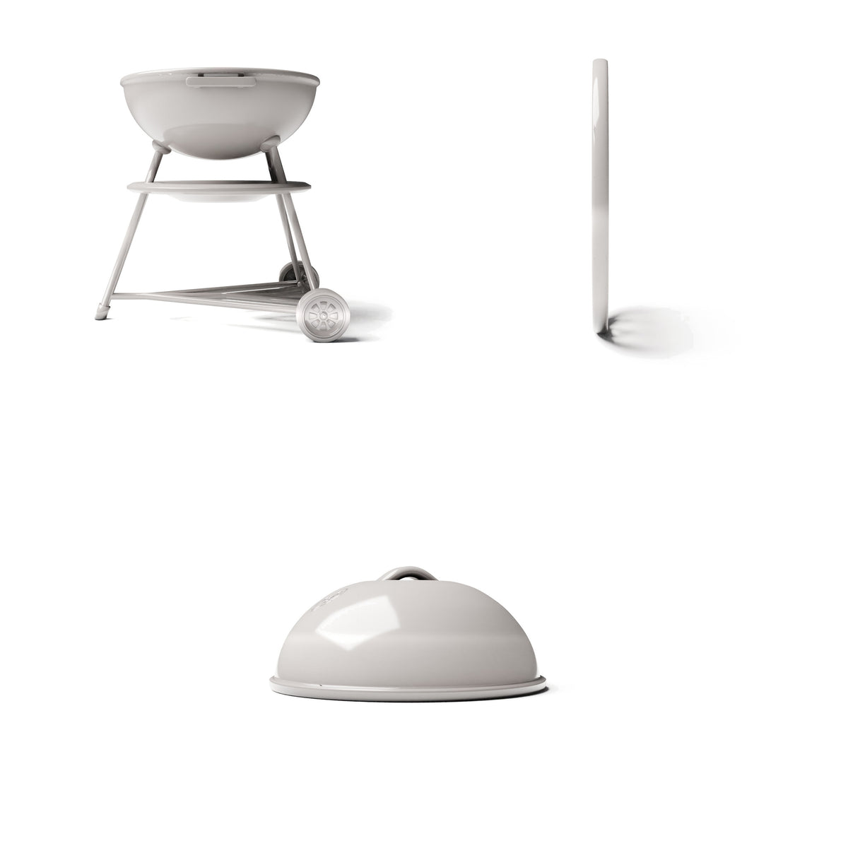 Diorama modelbouw productfoto 2: Tuindiorama: ronde kogelbarbecue met grillrooster (Ref. 1254D)