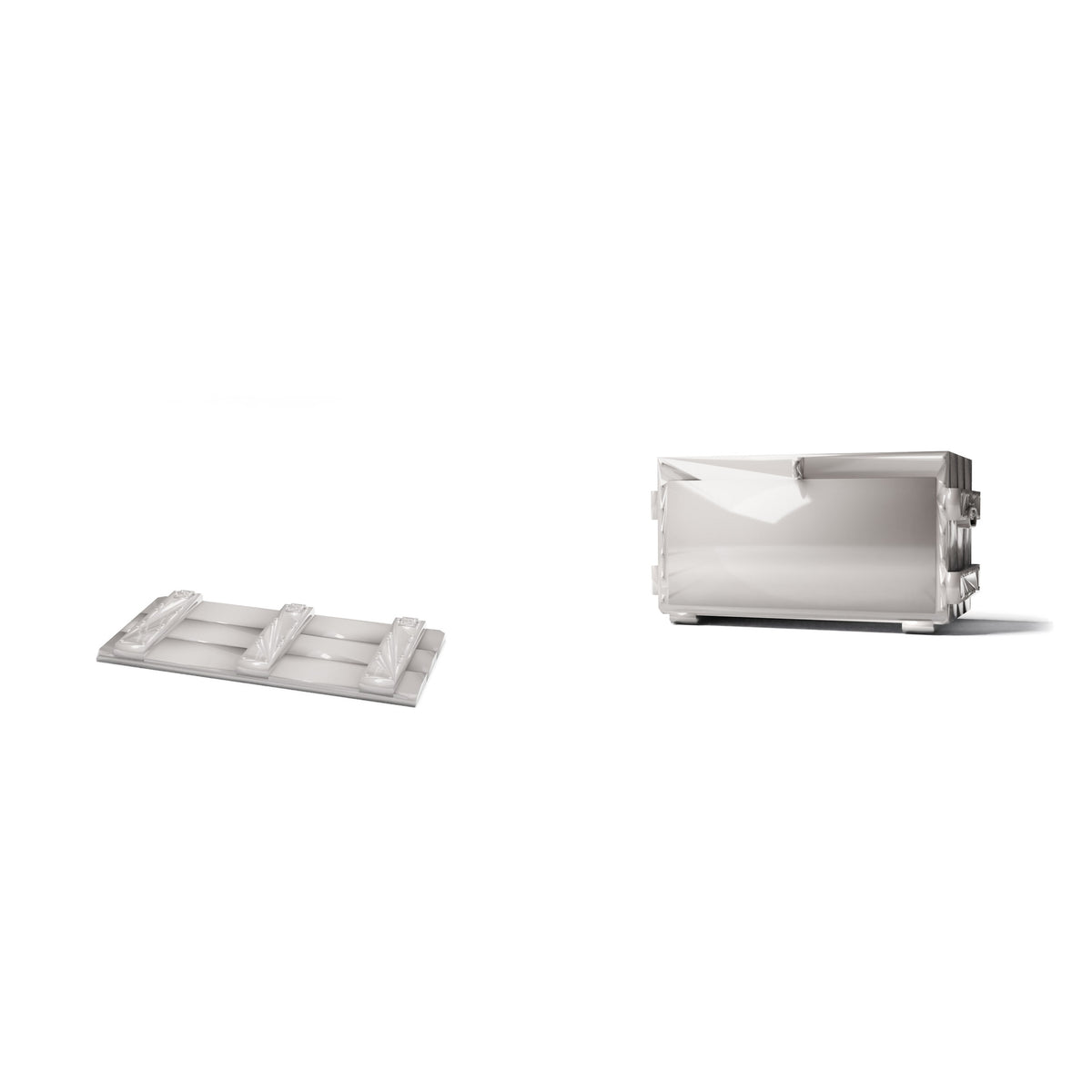 Diorama-modelbouw productfoto 0: Diorama opslag en transport: militaire kist type A02 als bouwdeel (ref. 1263D)