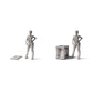 Diorama-modelbouw productfoto 1: Diorama opslag & transport: militaire kist type B02 als bouwpakket (ref. 1266D)
