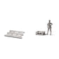 Diorama modelbouw productfoto 1: Diorama opslag & transport: militaire kist type B04 als bouwpakket (ref. 1267D)