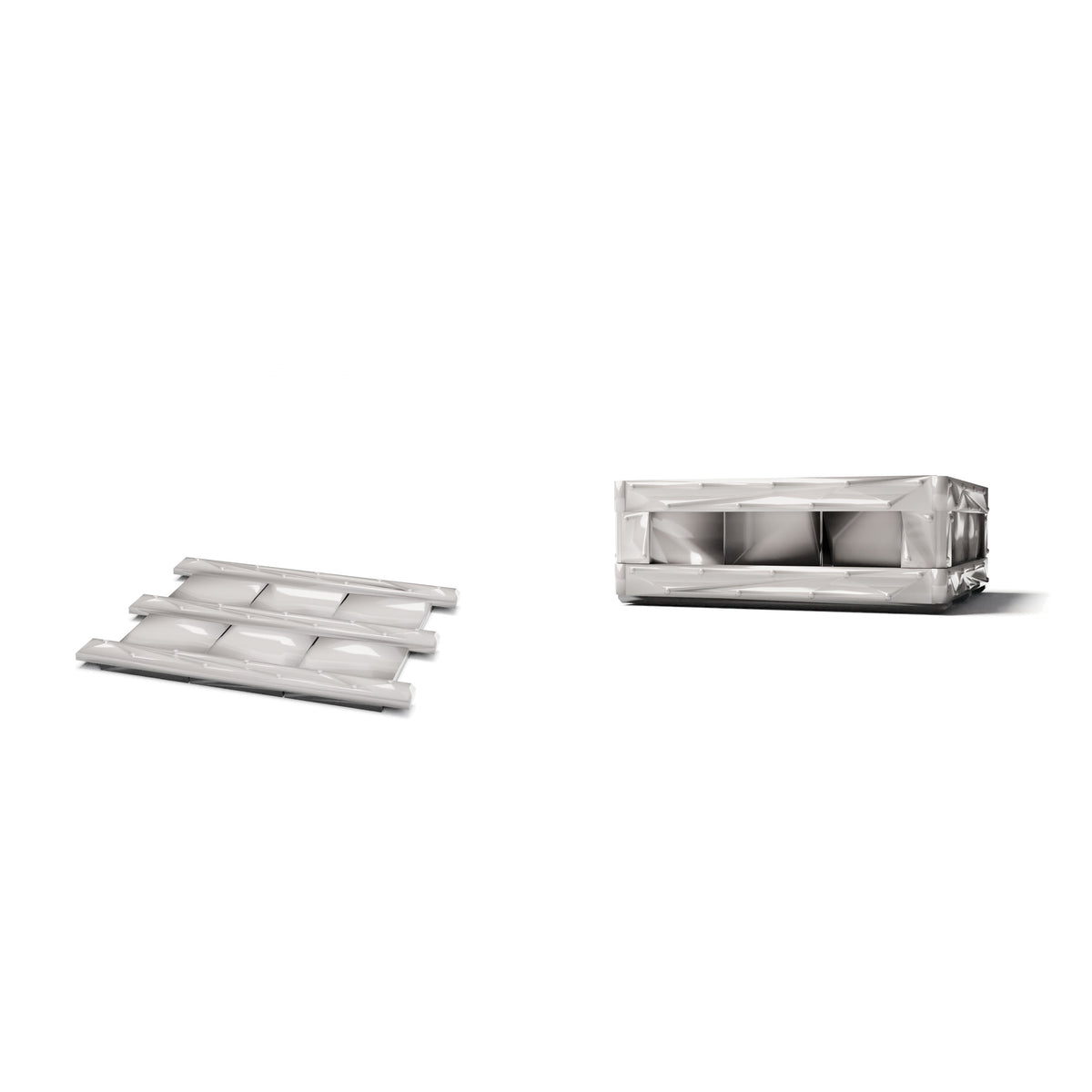 Diorama-modelbouw productfoto 0: Diorama opslag & transport: militaire kist type B04 als bouwset (Ref. 1267D)