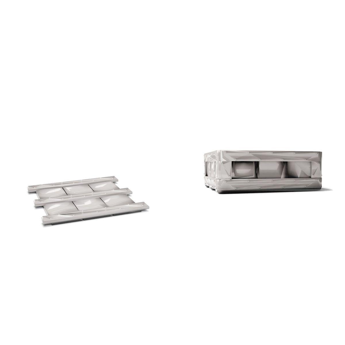 Diorama-modelbouw productfoto 3: Diorama opslag & transport: militaire kist type B04 als bouwpakket (Ref. 1267D)