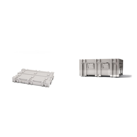 Dioramamodelbouw productfoto 0: Diorama opslag & transport: militaire kist type D08 als bouwpakket (Ref. 1277D)