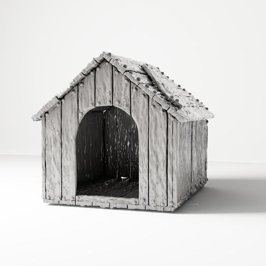 MyPortal 127 0: Diorama Gelände: Verwittertes Hundehaus (Ref. 127D)