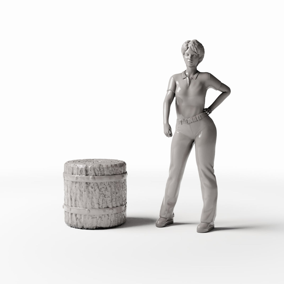 Productfoto diorama en modelbouw 1: Dioramawerkplaats: aambeeldvoet voor werkplaatsdiorama (Ref. 1296D)