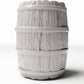 Productfoto diorama en modelbouw 2: Diorama-accessoires: groot houten vat in miniatuur (Ref. 1306D)