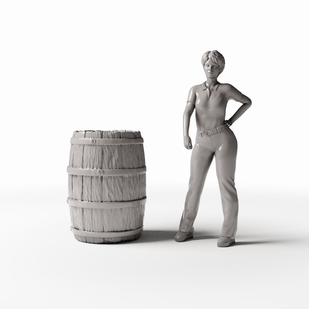 Productfoto diorama en modelbouw 1: Diorama-accessoires: groot open miniatuurvat (Ref. 1307D)