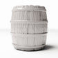 Productfoto diorama en modelbouw 2: Diorama-accessoires: open houten miniatuurvat (Ref. 1312D)