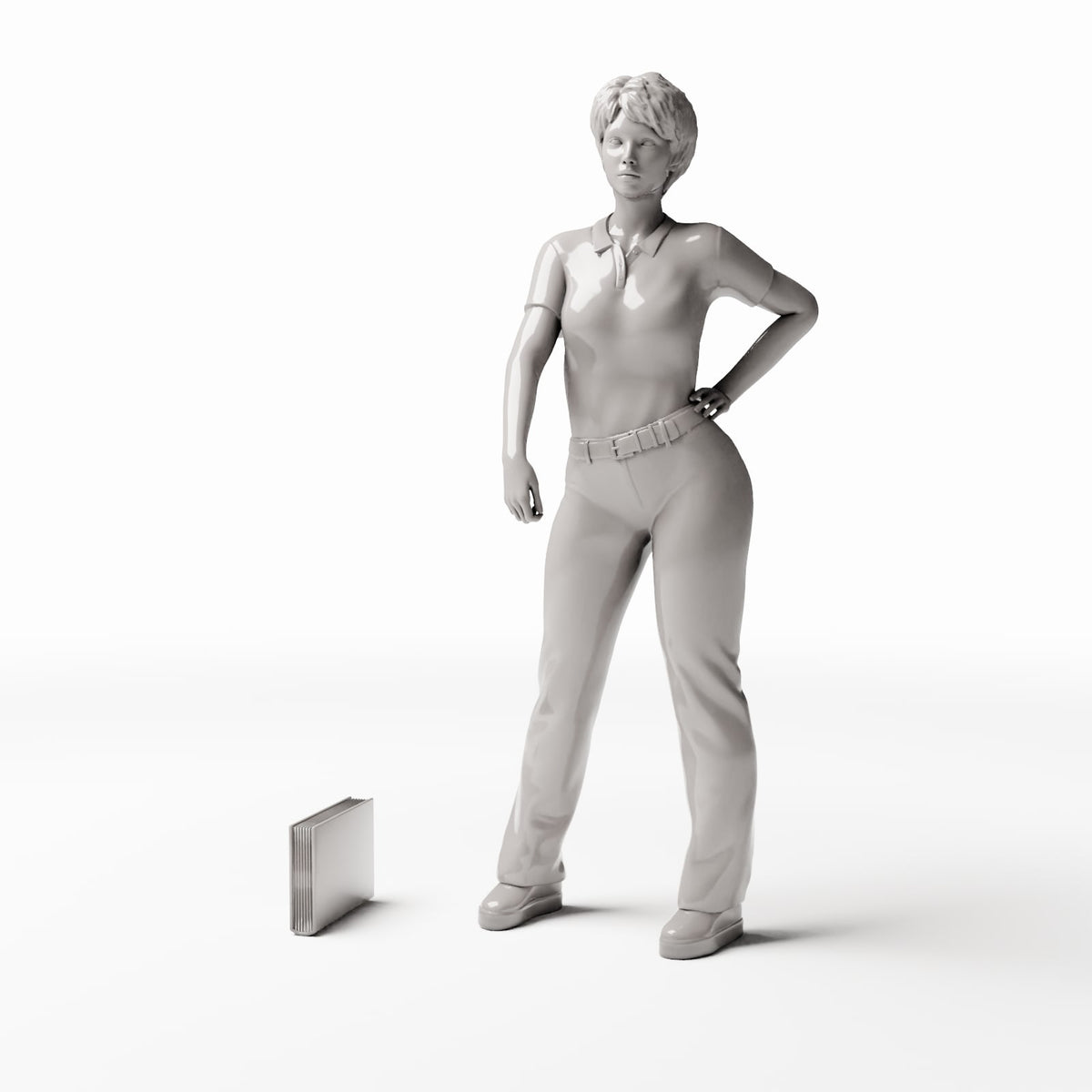 Productfoto diorama en modelbouw 1: Diorama wonen: staand boek voor miniatuurrek (Ref. 1319D)