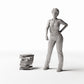 Productfoto diorama en modelbouw 1: Dioramainterieur: stapel boeken voor een miniatuurboekenkast (Ref. 1322D)
