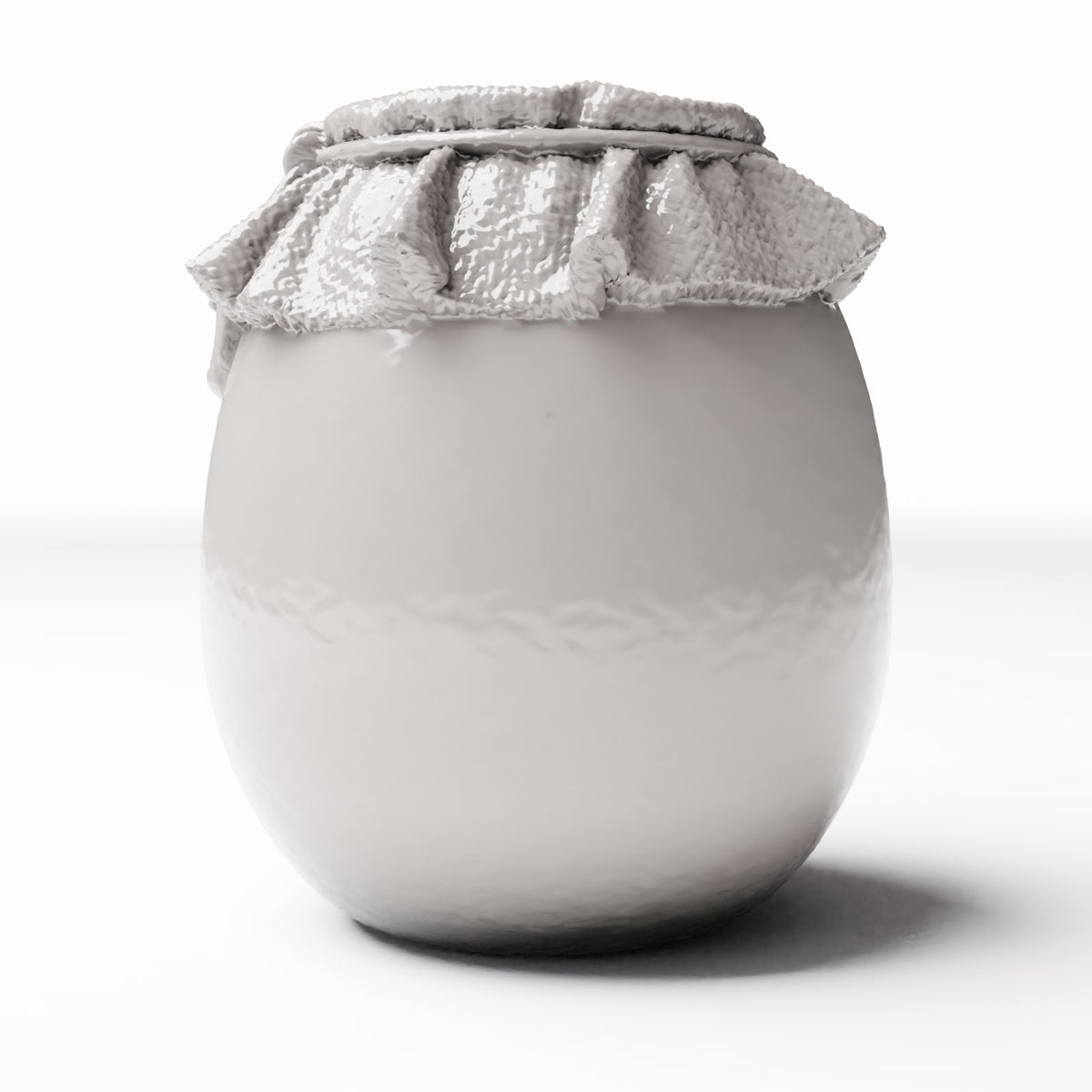 Productfoto diorama en modelbouw 2: Dioramakeuken: miniatuurkan met deksel (Ref. 1357D)