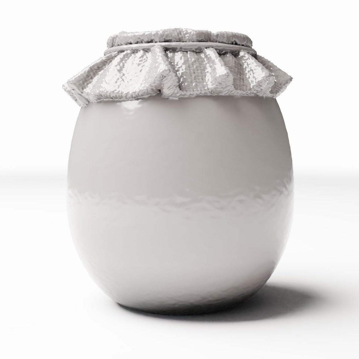 Productfoto diorama en modelbouw 3: Dioramakeuken: miniatuurkan met deksel (Ref. 1357D)