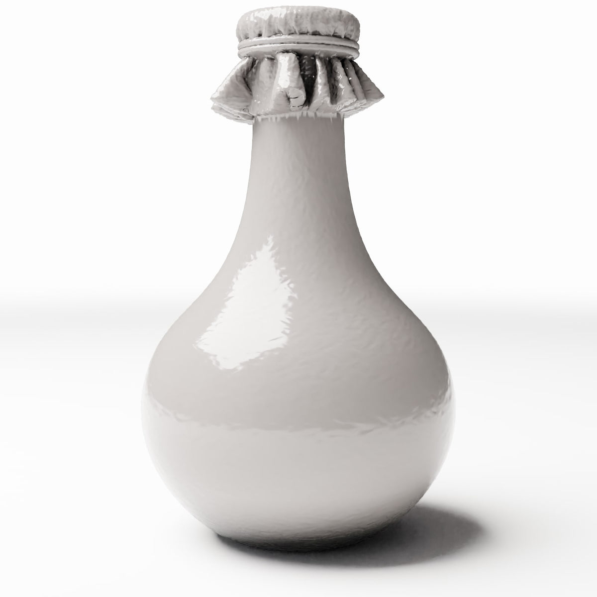 Productfoto diorama en modelbouw 3: Dioramakeuken: rustieke miniatuurkruik van klei (Ref. 1363D)