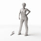 Productfoto diorama en modelbouw 1: Dioramakeuken: miniatuurkeukensnijmes (Ref. 1367D)