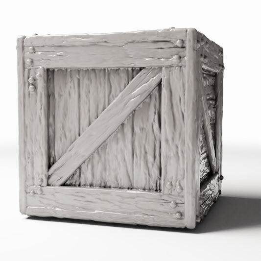 Productfoto diorama en modelbouw 0: Diorama-accessoires: rustieke miniatuurkist (Ref. 1369D)