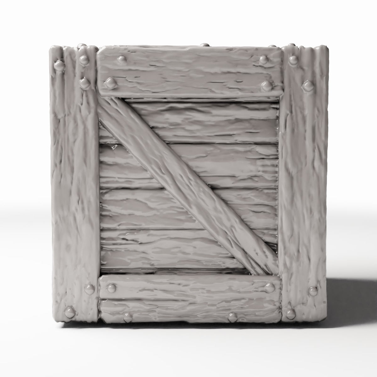 Productfoto diorama en modelbouw 2: Diorama-accessoires: rustieke miniatuurkist (Ref. 1369D)
