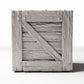 Diorama Modellbau Produktfoto 2: Diorama Lager: Rustikale Miniaturkiste aus Holz (Ref. 1375D)