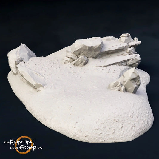 Produktfoto Tabletop 28mm The Printing Goes Ever On (TPGEO)  0: Hügel Terrain Typ C - Sanfte Erhebung in Graslandschaft