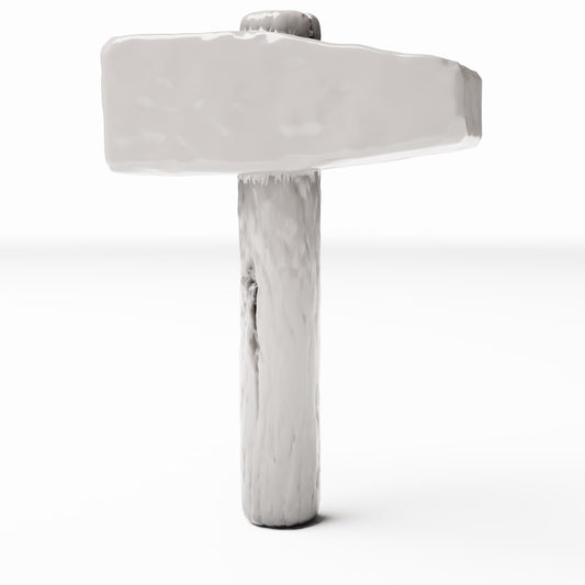 Productfoto diorama en modelbouw 0: Dioramawerkplaats: grote smidshamer als dioramawerktuig (Ref. 1402D)