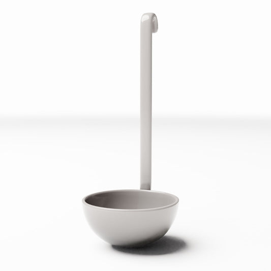 Productfoto diorama en modelbouw 0: Dioramakeuken: ijzeren soeplepel voor de miniatuurkeuken (Ref. 1414D)
