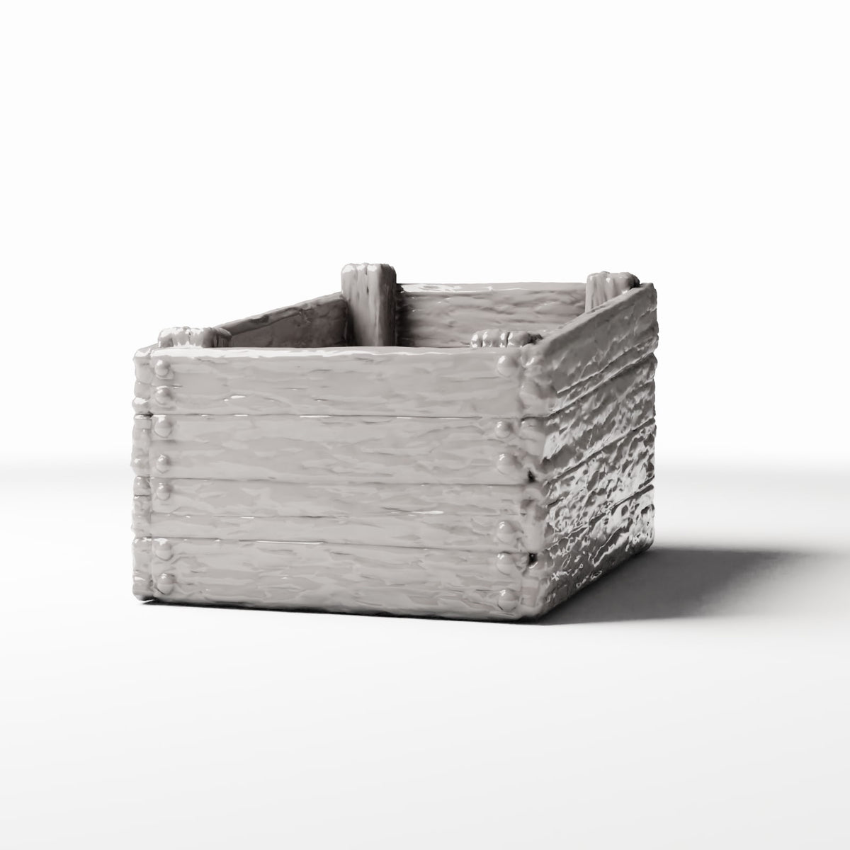 Productfoto diorama en modelbouw 0: Diorama-accessoires: lege houten marktkist (Ref. 1418D)