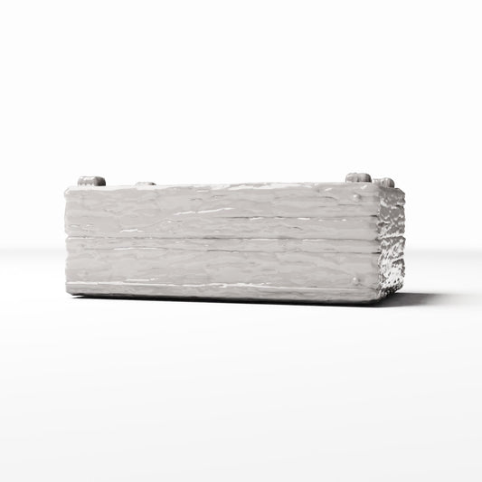 Productfoto diorama en modelbouw 0: Diorama-accessoires: lege rustieke marktkist (Ref. 1420D)
