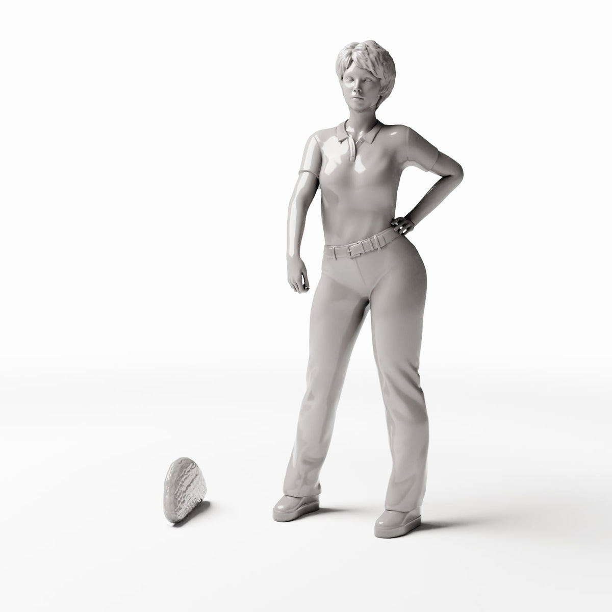 Productfoto diorama en modelbouw 1: Dioramakeuken: rauw stuk vlees voor de miniatuurkeuken (Ref. 1429D)
