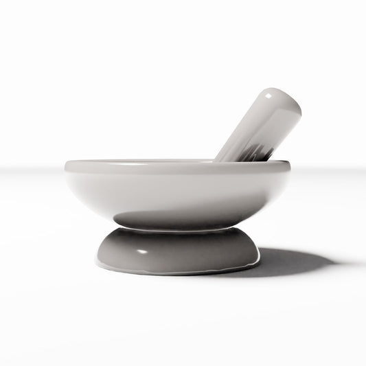 Productfoto diorama en modelbouw 0: Keukenaccessoires voor diorama: keukenmortier met stamper (Ref. 1436D)