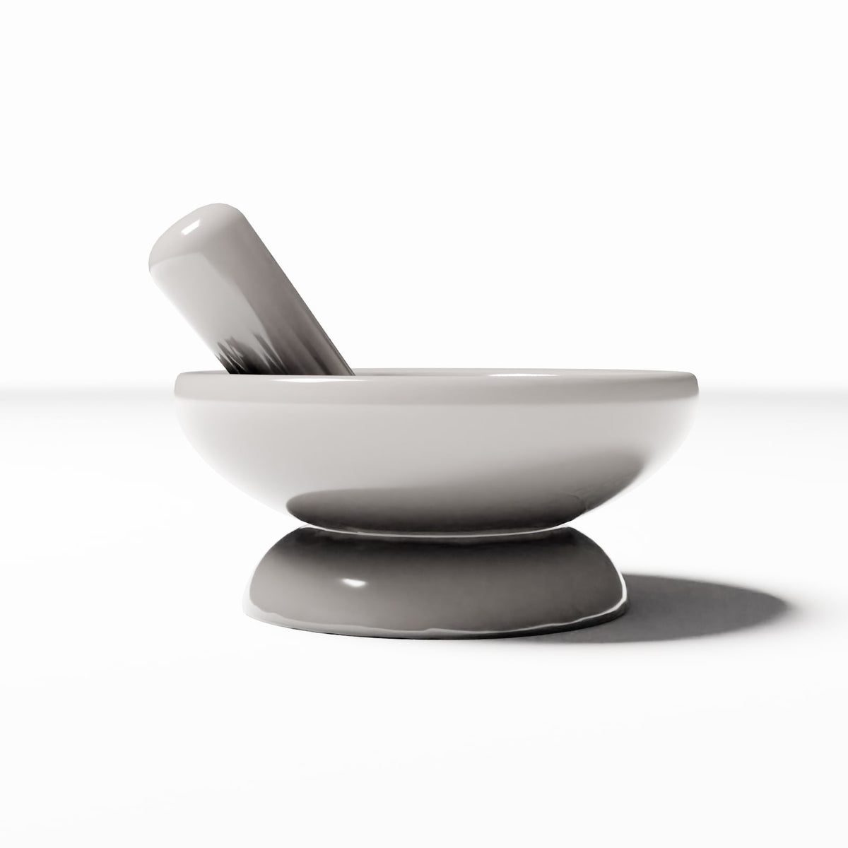 Productfoto diorama en modelbouw 3: Keukenaccessoires voor diorama: keukenmortier met stamper (Ref. 1436D)