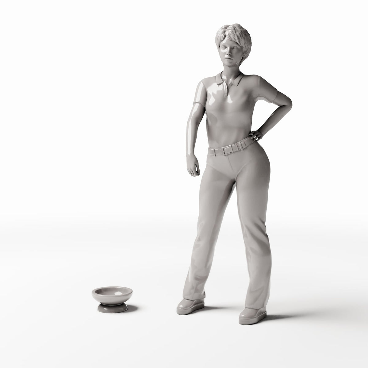 Diorama Modellbau Produktfoto 1: Diorama Küche: Mörserschale für die Miniaturküche (Ref. 1437D)