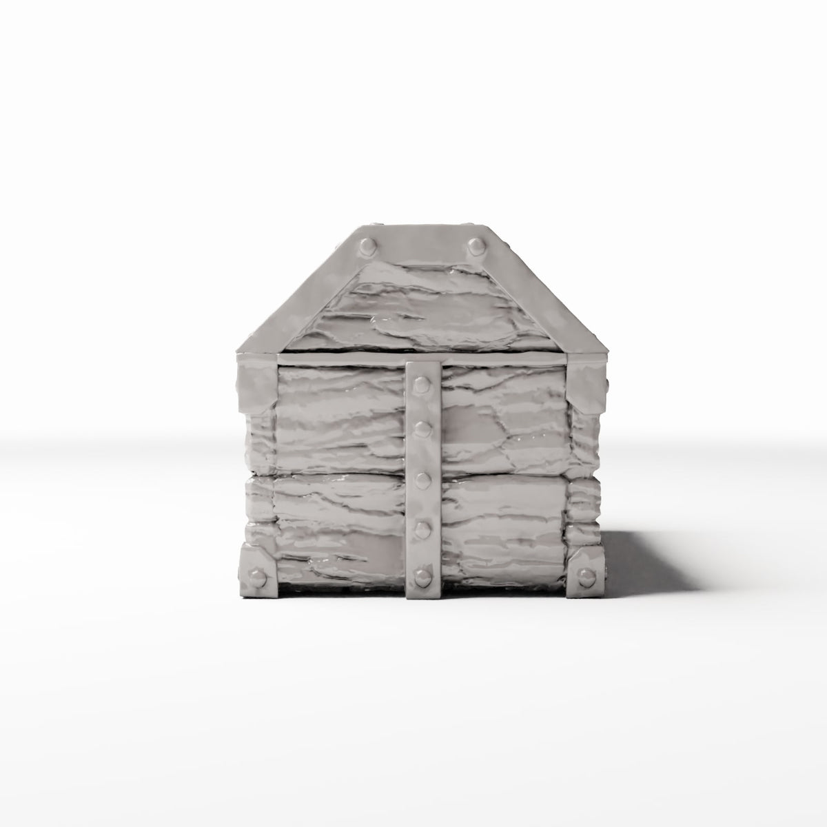 Productfoto diorama en modelbouw 2: Diorama-opslag: grote schatkist met hangslot (Ref. 1463D)