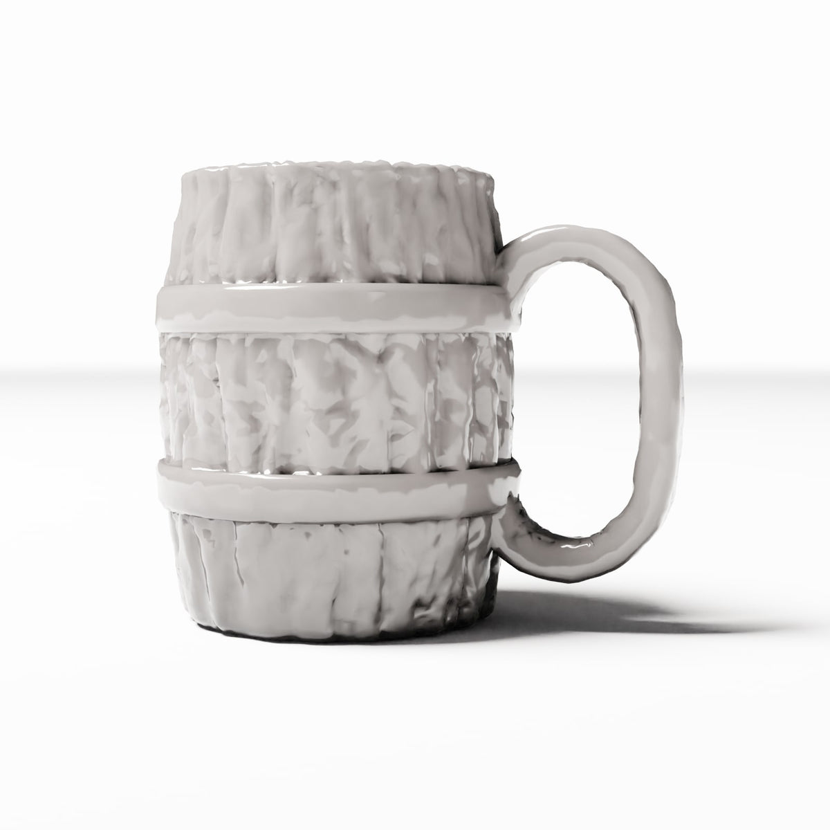 Productfoto diorama en modelbouw 0: Dioramakeuken: rustieke houten beker voor miniatuurkeukens (Ref. 1480D)