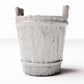 Productfoto diorama en modelbouw 0: Dioramahuishouding: rustieke houten emmer voor diorama-interieurs (Ref. 1489D)