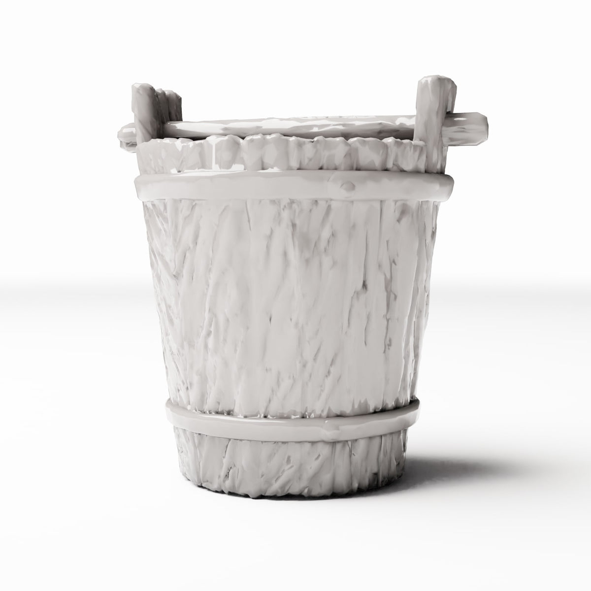 Productfoto diorama en modelbouw 0: Diorama-accessoires: rustieke houten emmer voor miniatuurscènes (Ref. 1490D)
