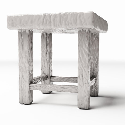 Productfoto diorama en modelbouw 0: Dioramameubilair: rustieke houten miniatuurstoel (Ref. 1491D)