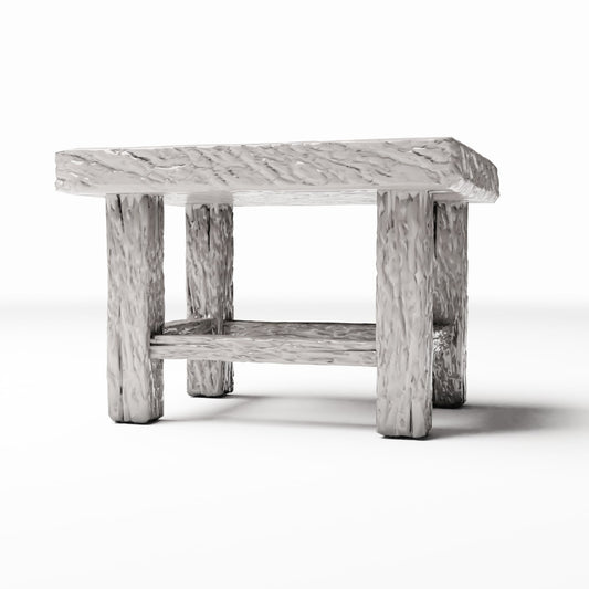Productfoto diorama en modelbouw 0: Dioramameubilair: rustieke miniatuurstoel van hout (Ref. 1493D)